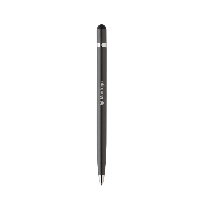 Stylo-stylet-en-metal-epure-blanc-argent