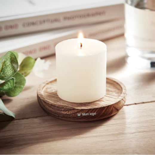 bougie-blanche-parfumee-vanille-socle-personnalisable