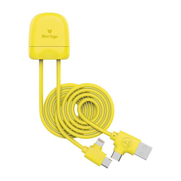 Cable-multi-adaptateur-22ICE-C22-personnalisable-Rouge-