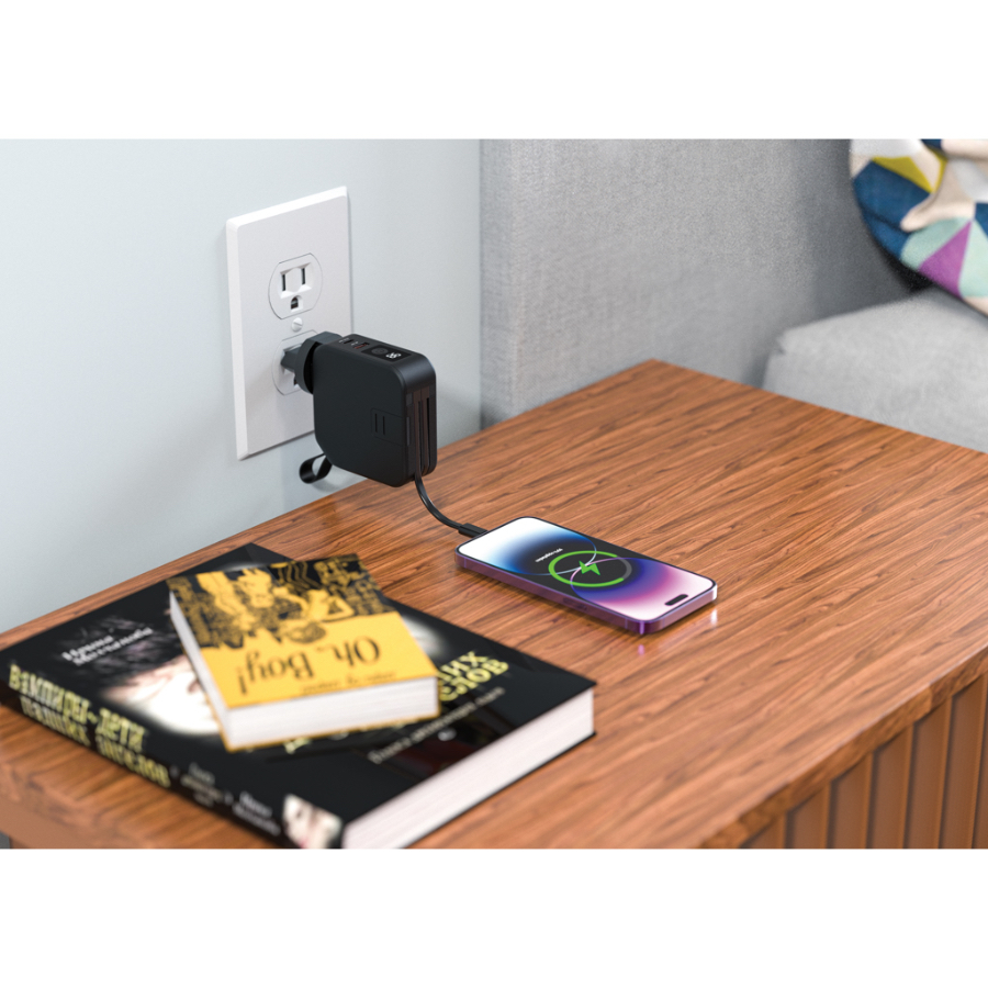 chargeur universel avec powerbank integre personnalisable