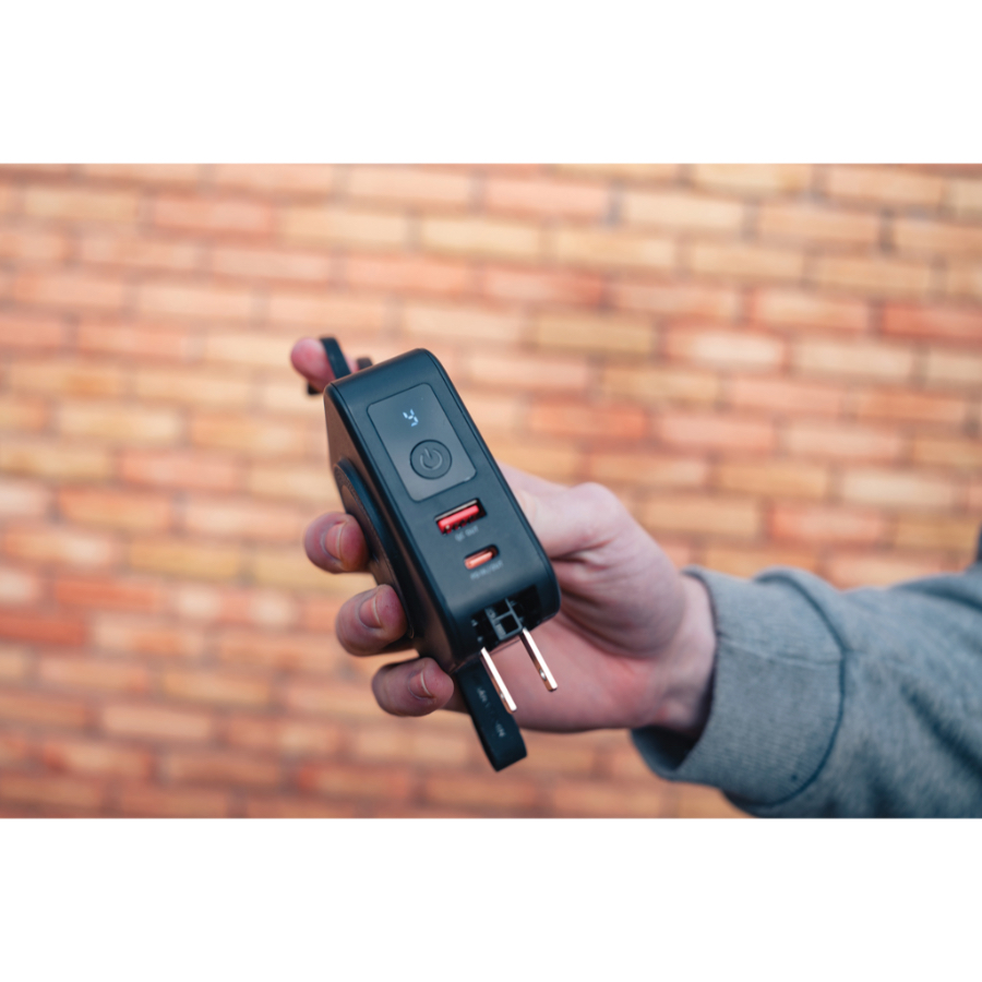 chargeur universel avec powerbank integre personnalisable