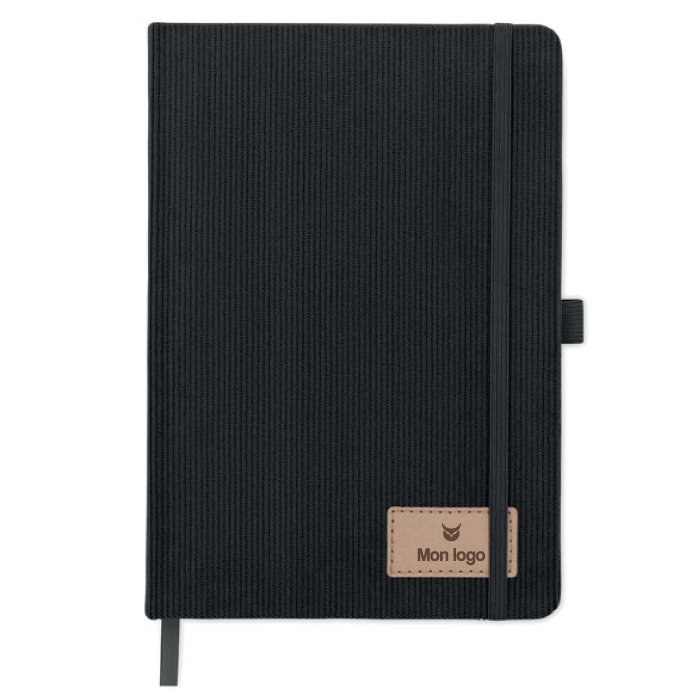 Carnet-A5-avec-couverture-rigide-en-velours-cotele
