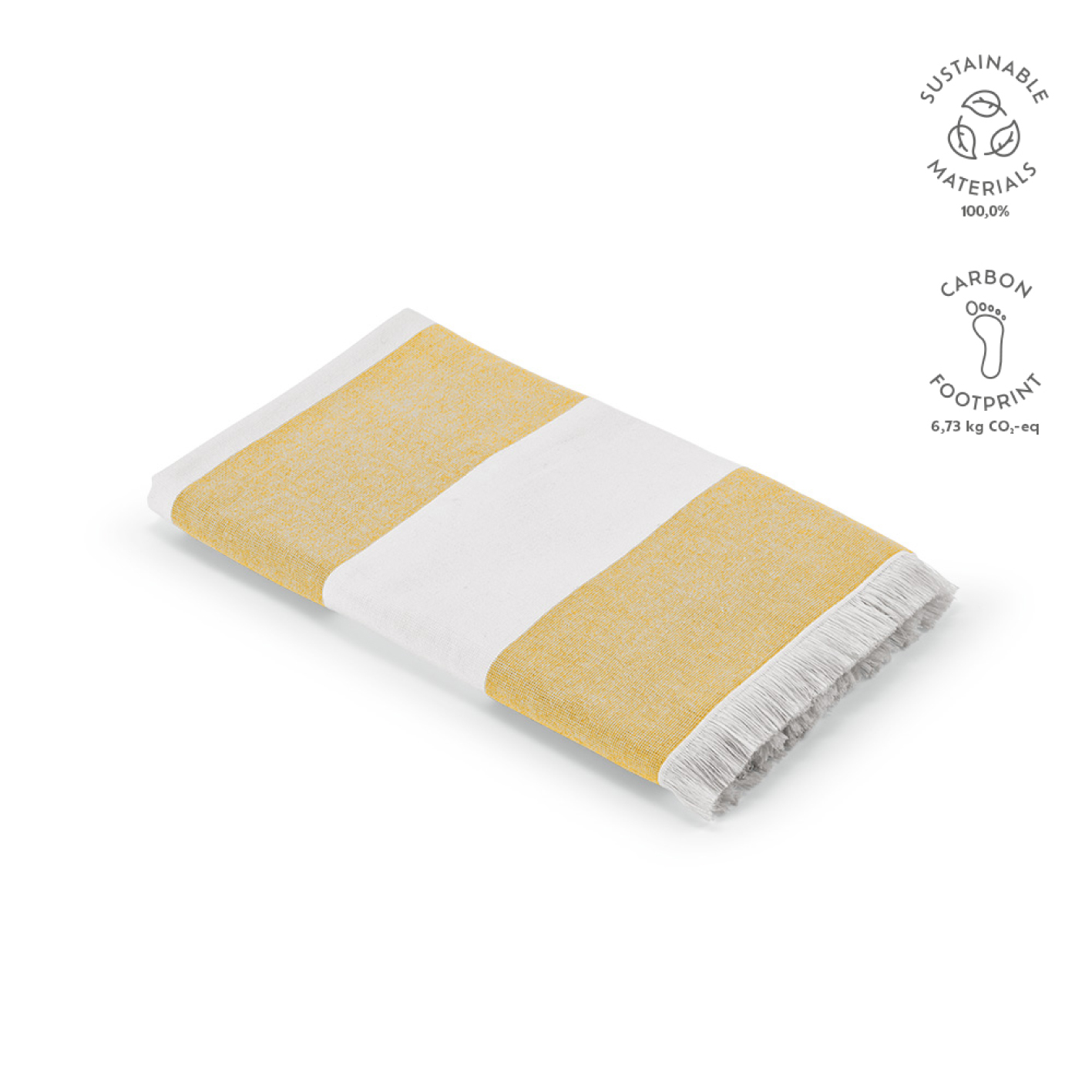 Serviette-Rodin-5-coloris-coton-recycle-Bemyself