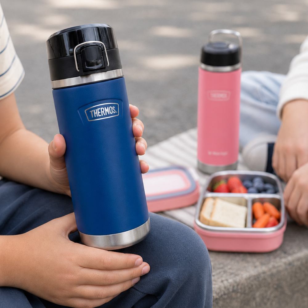 Thermos-icon-kids--bleu-et-rose
