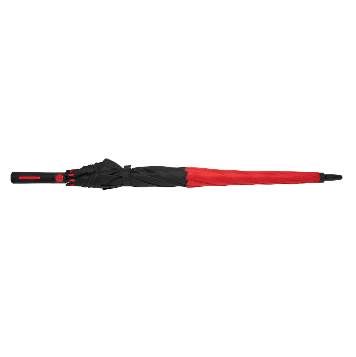 Parapluie-tempete-27-pouces-rPET-ouverture-auto-Impact-AWARE-rouge-4